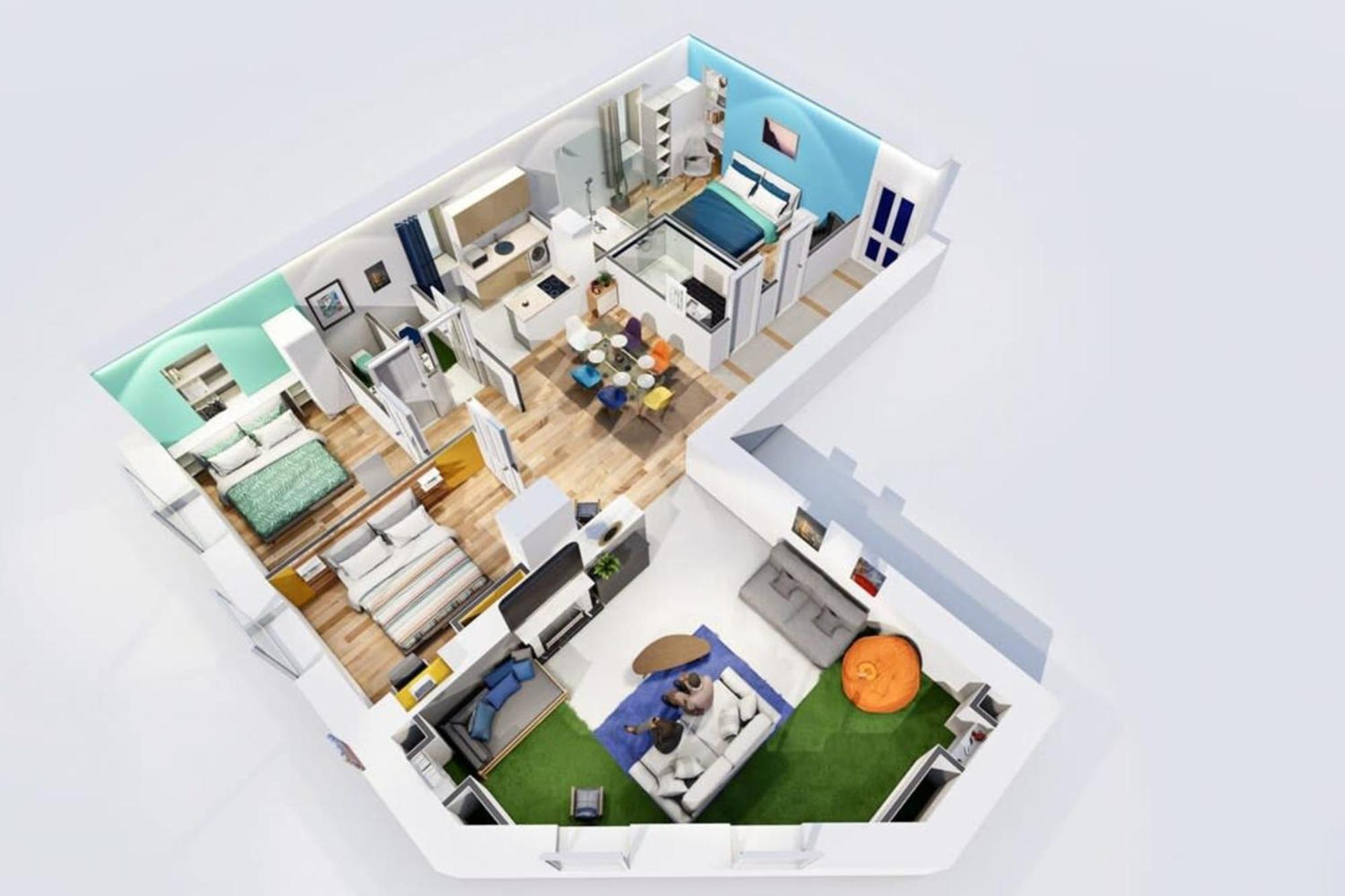 The Big Flat - Hypercentre - Car Park - Virtual Tour Apartment Nice Exterior photo